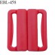 Boucle clip 20 mm attache réglette pvc spécial maillot de bain couleur rouge haut de gamme prix à l'unité