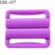 Boucle clip 20 mm attache réglette pvc spécial maillot de bain couleur violet haut de gamme prix à l'unité