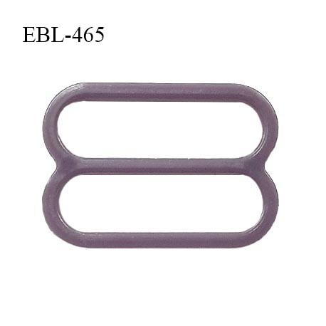 Réglette 15 mm de réglage de bretelle pour soutien gorge et maillot de bain en pvc couleur prune parme prix à l'unité