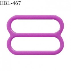 Réglette 18 mm de réglage de bretelle pour soutien gorge et maillot de bain en pvc couleur violet prix à l'unité