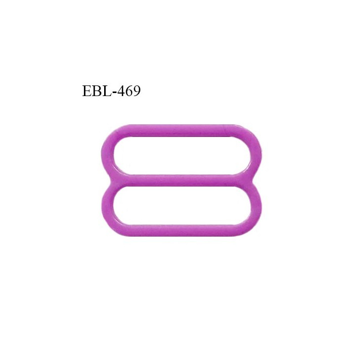 Réglette 16 mm de réglage de bretelle pour soutien gorge et maillot de bain en pvc couleur violet prix à l'unité