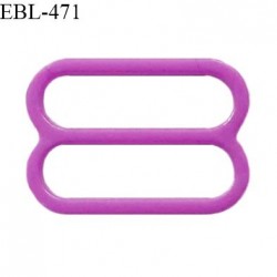 Réglette 14 mm de réglage de bretelle pour soutien gorge et maillot de bain en pvc couleur violet prix à l'unité