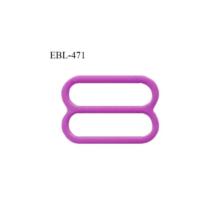 Réglette 14 mm de réglage de bretelle pour soutien gorge et maillot de bain en pvc couleur violet prix à l'unité