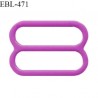 Réglette 14 mm de réglage de bretelle pour soutien gorge et maillot de bain en pvc couleur violet prix à l'unité