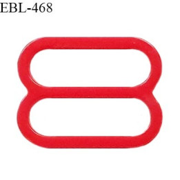 Réglette 16 mm de réglage de bretelle pour soutien gorge et maillot de bain en pvc couleur rouge prix à l'unité