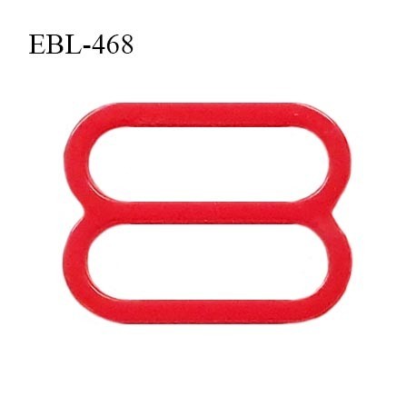 Réglette 16 mm de réglage de bretelle pour soutien gorge et maillot de bain en pvc couleur rouge prix à l'unité
