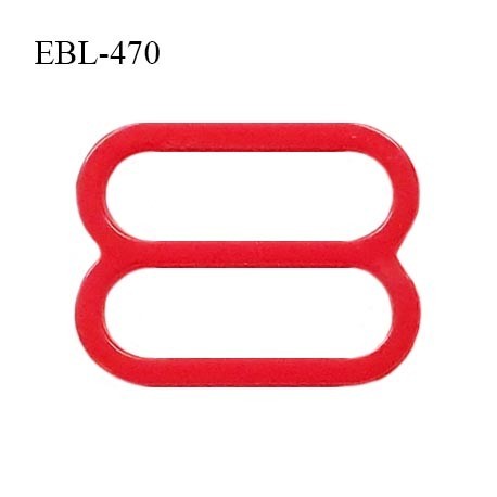 Réglette 14 mm de réglage de bretelle pour soutien gorge et maillot de bain en pvc couleur rouge prix à l'unité