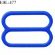 Réglette 16 mm de réglage de bretelle pour soutien gorge et maillot de bain en pvc couleur bleu prix à l'unité