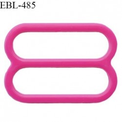 Réglette 14 mm de réglage de bretelle pour soutien gorge et maillot de bain en pvc couleur rose fuschia prix à l'unité