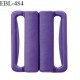 Boucle clip 20 mm attache réglette pvc spécial maillot de bain couleur violet foncé haut de gamme prix à l'unité