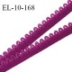 Elastique picot 10 mm lingerie couleur pourpre largeur 10 mm haut de gamme Fabriqué en France prix au mètre