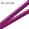 Elastique picot 10 mm lingerie couleur pourpre largeur 10 mm haut de gamme Fabriqué en France prix au mètre