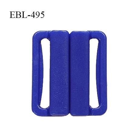 Boucle clip 30 mm attache réglette pvc spécial maillot de bain couleur bleu haut de gamme prix à l'unité