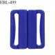 Boucle clip 16 mm attache réglette pvc spécial maillot de bain couleur bleu haut de gamme prix à l'unité