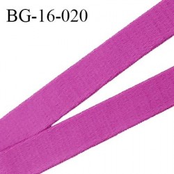 Devant bretelle 16 mm en polyamide attache bretelle rigide pour anneaux couleur fuschia haut de gamme prix au mètre