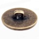 Bouton 22 mm en pvc couleur laiton ancien accroche avec un anneau diamètre 22 mm épaisseur 7.5 plus anneau mm prix à la pièce