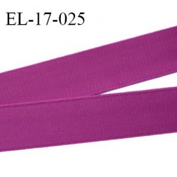 Elastique 16 mm bretelle et lingerie haut de gamme couleur pourpre bonne élasticité fabriqué en France prix au mètre