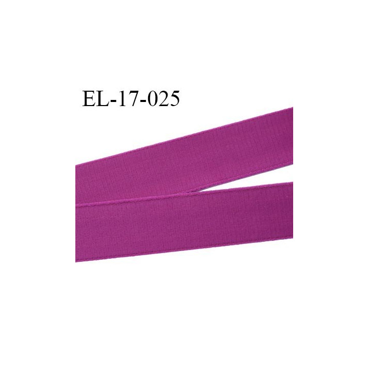 Elastique 16 mm bretelle et lingerie haut de gamme couleur pourpre bonne élasticité fabriqué en France prix au mètre