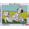 Canevas à broder 22 x 30 cm marque ROYAL PARIS thème DISNEY les 101 dalmatiens fabrication française