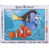 Canevas à broder 22 x 30 cm marque ROYAL PARIS thème DISNEY NEMO Dory et Marin fabrication française