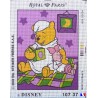 Canevas à broder 22 x 30 cm marque ROYAL PARIS thème DISNEY Winnie l'ourson fabrication française