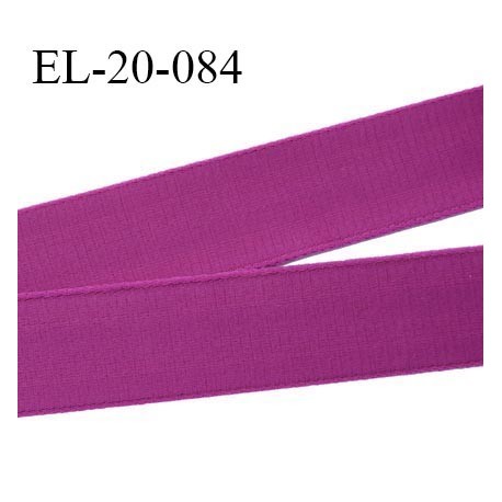 Elastique 19 mm bretelle et lingerie haut de gamme couleur pourpre bonne élasticité fabriqué en France prix au mètre