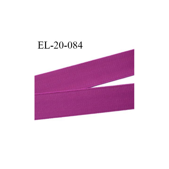 Elastique 19 mm bretelle et lingerie haut de gamme couleur pourpre bonne élasticité fabriqué en France prix au mètre