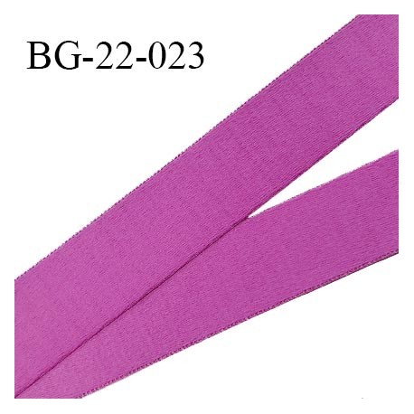 Devant bretelle 23 mm en polyamide attache bretelle rigide pour anneaux couleur freesia haut de gamme prix au mètre