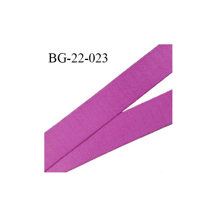 Devant bretelle 23 mm en polyamide attache bretelle rigide pour anneaux couleur freesia haut de gamme prix au mètre