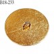 Bouton 18 mm en métal couleur doré accroche avec un anneau diamètre 18 mm épaisseur 3.5 mm prix à l'unité