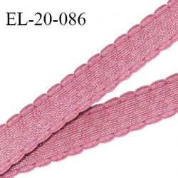 Elastique 20 mm bretelle et lingerie couleur rose ballerine prix au mètre