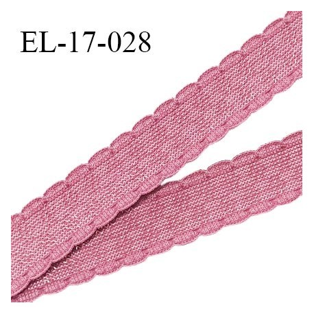Elastique 17 mm bretelle et lingerie couleur rose ballerine prix au mètre