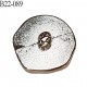 Bouton 22 mm en métal motif étoile couleur argent accroche avec un anneau diamètre 22 mm épaisseur 2.5 mm prix à l'unité