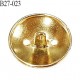 Bouton 27 mm en métal couleur doré accroche avec un anneau diamètre 27 mm épaisseur 2.5 mm prix à l'unité