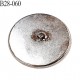 Bouton 28 mm en métal couleur noir avec décor et strass accroche avec un anneau diamètre 28 mm épaisseur 6 mm prix à l'unité