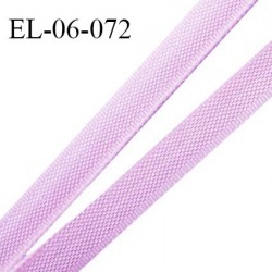 Elastique 6 mm fin spécial lingerie polyamide élasthanne couleur parme myosotis grande marque fabriqué en France prix au mètre
