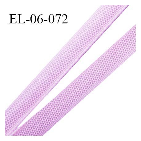 Elastique 6 mm fin spécial lingerie polyamide élasthanne couleur parme myosotis grande marque fabriqué en France prix au mètre