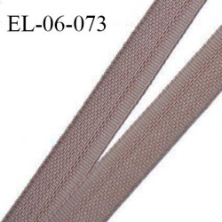 Elastique 6 mm fin spécial lingerie polyamide élasthanne couleur muscade grande marque fabriqué en France prix au mètre