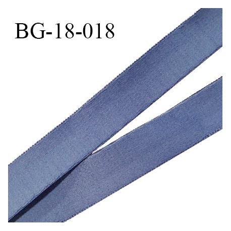 Devant bretelle 18 mm en polyamide attache bretelle rigide pour anneaux couleur encre bleue haut de gamme prix au mètre