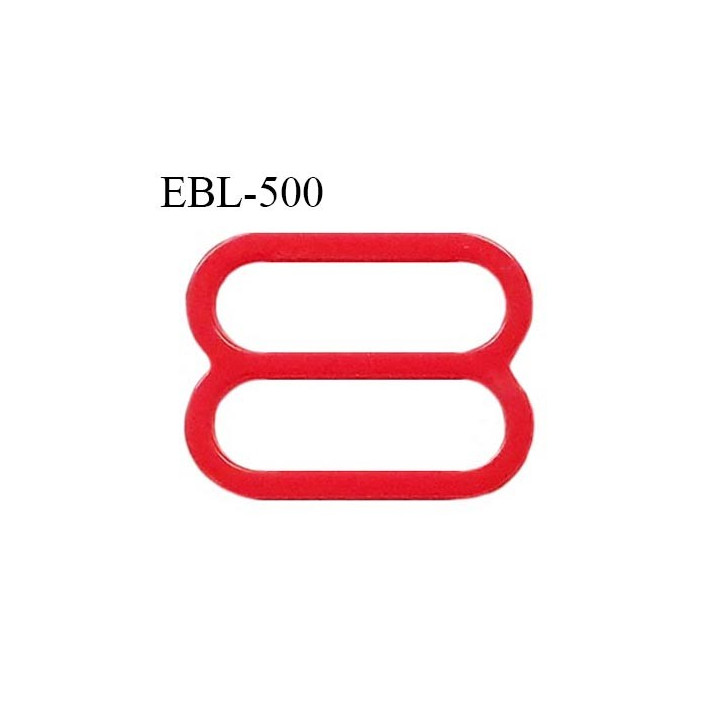Réglette 19 mm de réglage de bretelle pour soutien gorge et maillot de bain en pvc rouge prix à l'unité
