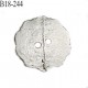 Bouton 18 mm en métal couleur chrome 2 trous diamètre 18 mm épaisseur 2.5 mm prix à l'unité