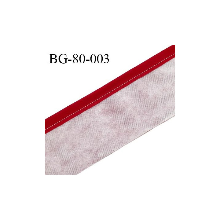 Galon rehausse 80 cm couleur bordeaux largeur 80 cm prix au mètre