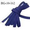 Passepoil 10 mm coton couleur bleu marine largeur 10 mm avec cordon intérieur 2 mm prix au mètre