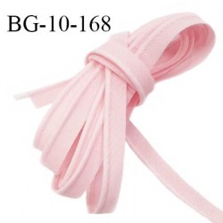 Passepoil 10 mm coton couleur rose pétale largeur 10 mm avec cordon intérieur 2 mm prix au mètre