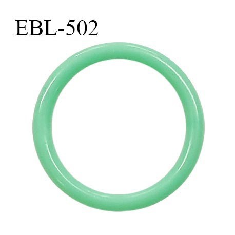 Anneau de réglage 14 mm en pvc couleur vert diamètre intérieur 14 mm diamètre extérieur 18 mm épaisseur 2 mm prix à l'unité