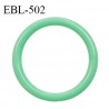 Anneau de réglage 14 mm en pvc couleur vert diamètre intérieur 14 mm diamètre extérieur 18 mm épaisseur 2 mm prix à l'unité