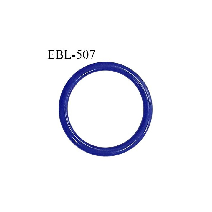 Anneau de réglage 18 mm en pvc couleur bleu diamètre intérieur 18 mm diamètre extérieur 22 mm épaisseur 2 mm prix à l'unité