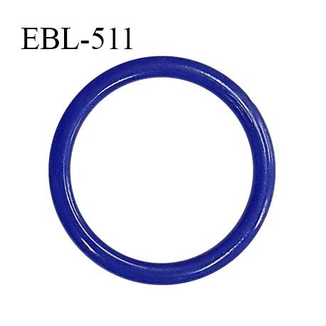 Anneau de réglage 14 mm en pvc couleur bleu diamètre intérieur 14 mm diamètre extérieur 18 mm épaisseur 2 mm prix à l'unité