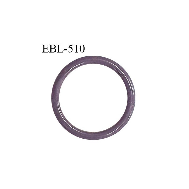Anneau de réglage 16 mm en pvc couleur parme prune diamètre intérieur 16 mm diamètre extérieur 22 mm prix à l'unité
