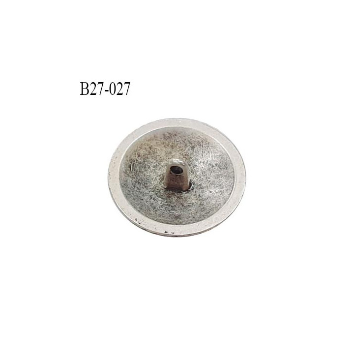Bouton 27 mm style ancien en métal accroche avec un anneau diamètre 27 mm prix à l'unité